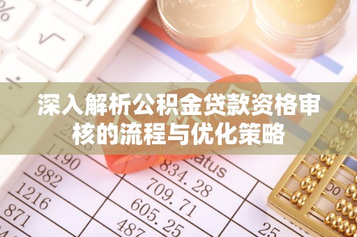 水里深入解析公积金贷款资格审核的流程与优化策略