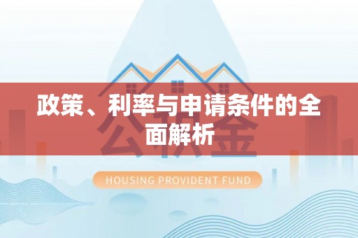 水里政策、利率与申请条件的全面解析