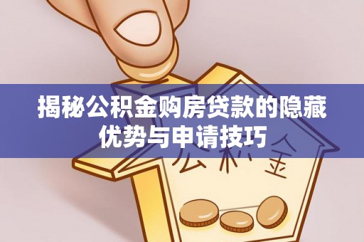 水里揭秘公积金购房贷款的隐藏优势与申请技巧